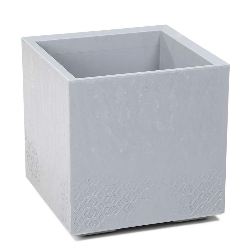 Donica HowHomely Tworzywo ECO Szare 39x39 cm 1 szt.