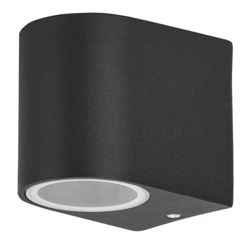 Kinkiet ścienny zewnętrzny Rabalux Chile czarny 1 x GU10 x IP44 wym: 8 x 6,5 x 9,4 cm - 1 szt.