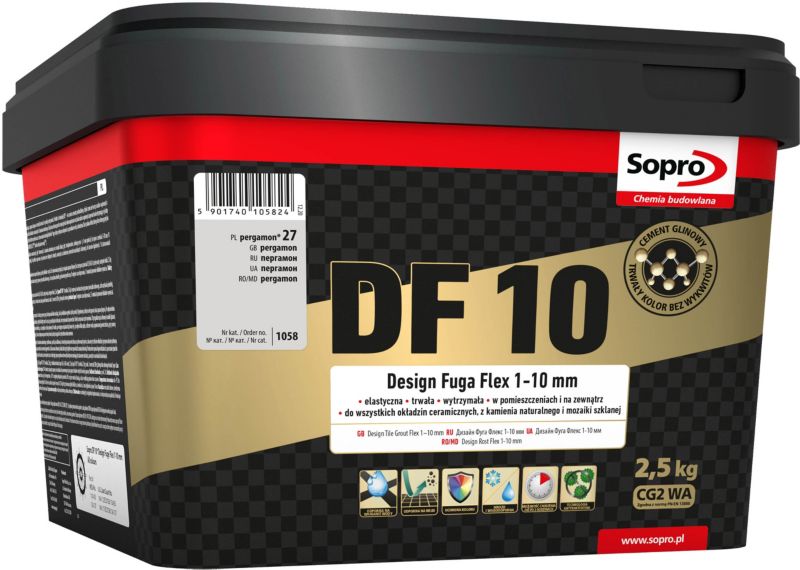 Fuga Sopro Flex DF 10 pergamon 2,5 kg