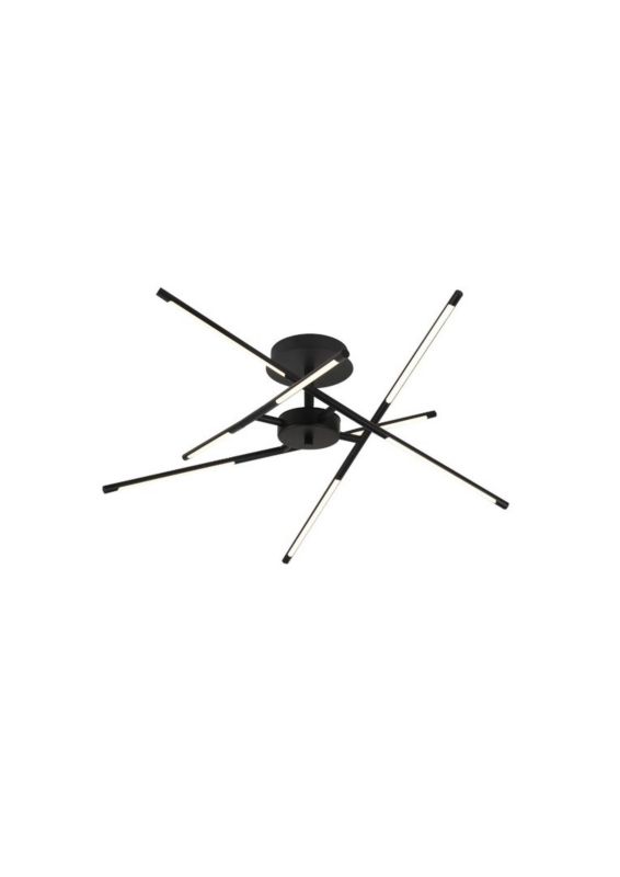 Lampa sufitowa wisząca Rabalux Henli2 3386 czarno-biała designerska wbudowany LED 40W 1 szt.