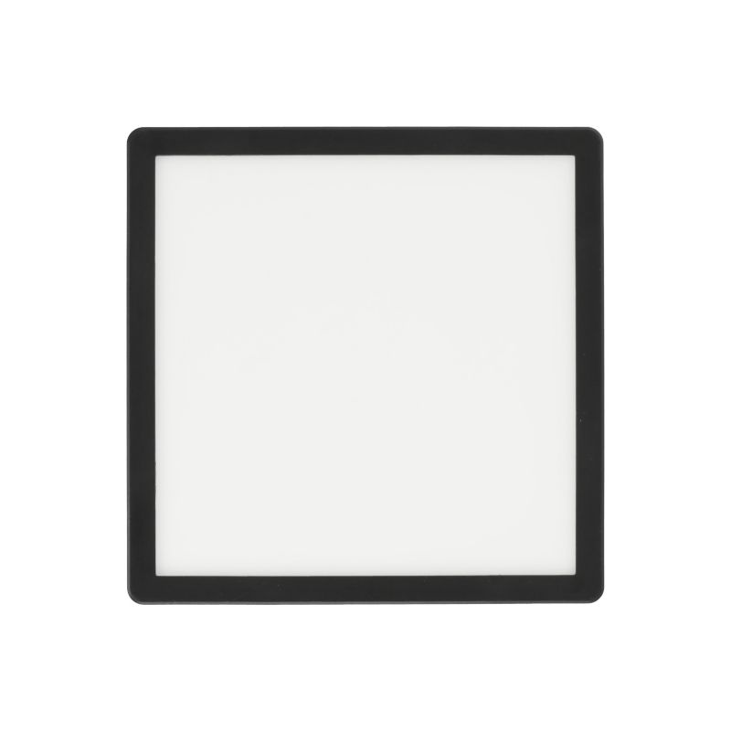 Plafon LED Kobi kwadrat 12W 3cct IP54 czarny 1szt.