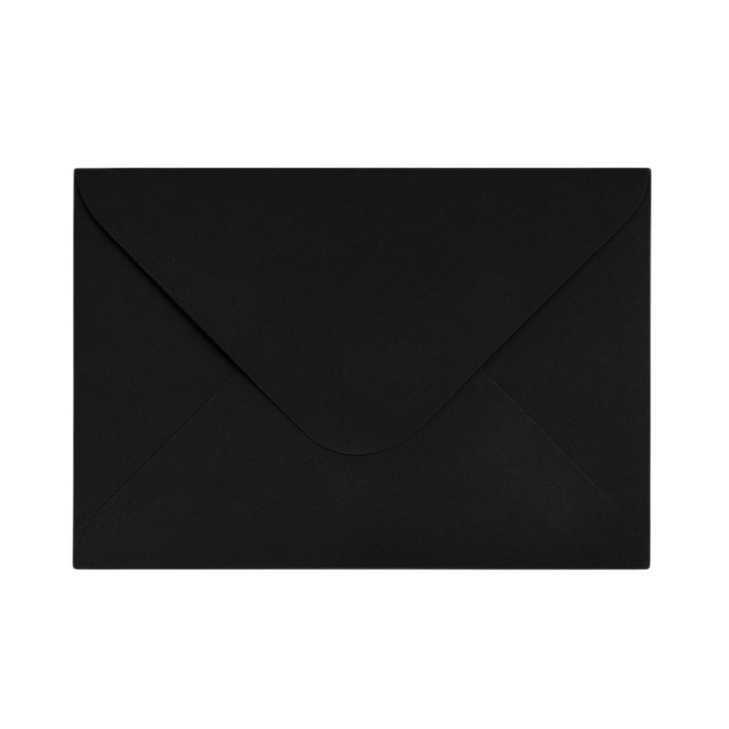 Koperty Ozdobne Neopak C6 Perłowy Czarny 120g - Lsusowe Koperty 50 szt.