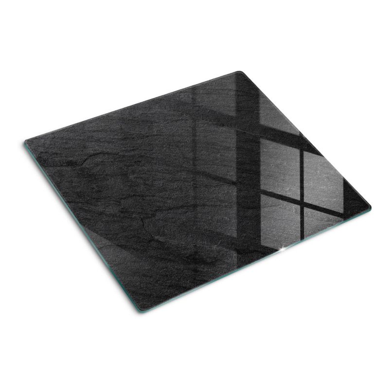 Deska szklana Tulup 60x52 cm Czarny Kamień Granit 1 szt.