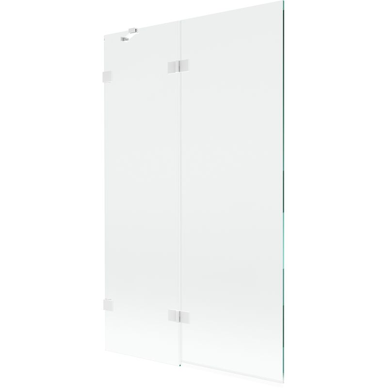 Parawan nawannowy dwuskrzydłowy Mexen Lunar biały 110x150 cm lewy 1 szt