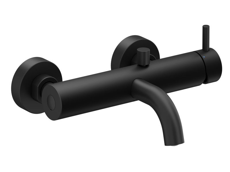 Bateria wannowa Ravak naścienna Espirit ES 022.20BLM czarny mat 1 szt