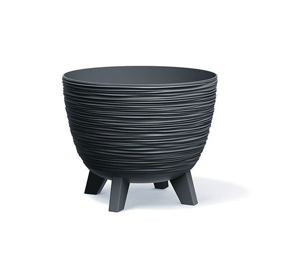 Doniczka Prosperplast na nóżkach antracytowa Furu DFUR400-S433 1szt.