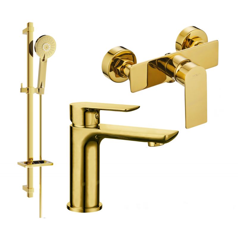 Zestaw prysznicowy Mexen Alfa złoty 745704DQ40-50 1 szt.