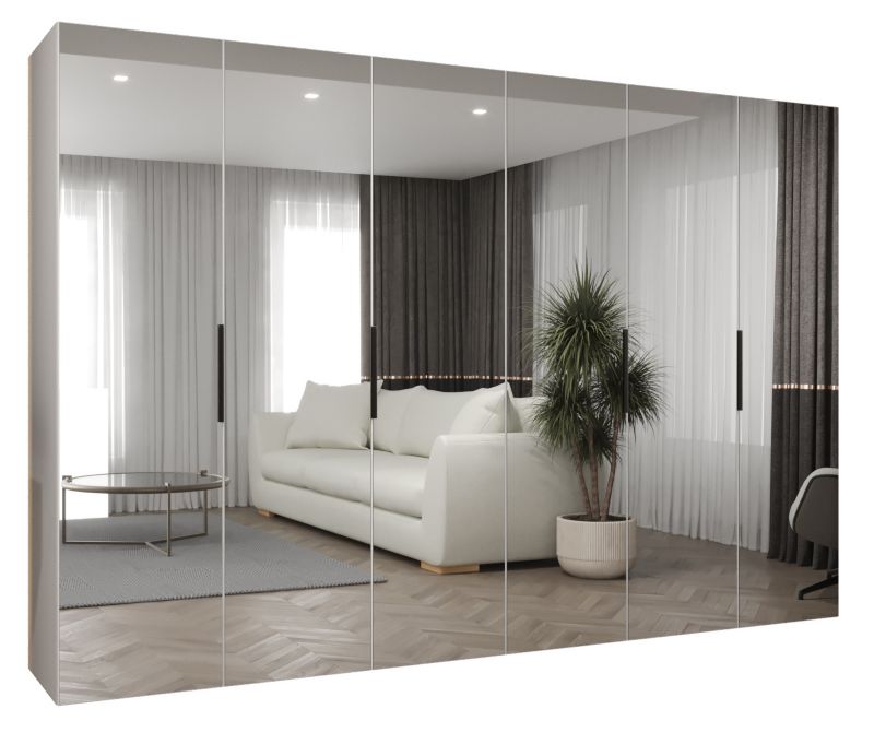 Szafa uchylna Abiks MARBELLA 3 300 wys 202 cm Biały + Czarny 1 szt