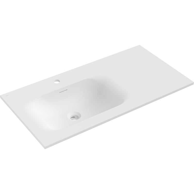 Umywalka blatowa Mexen Vela biała mat 91x46,5 cm 1 szt.