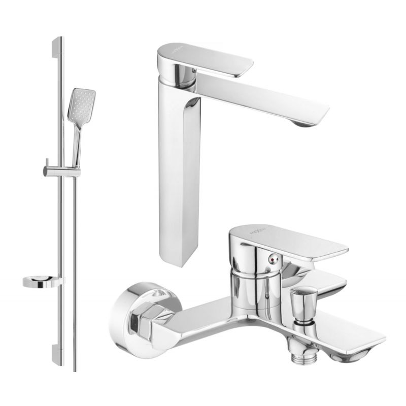 Zestaw wannowy Mexen Alexa chrom 71213DS62-00 1 szt.
