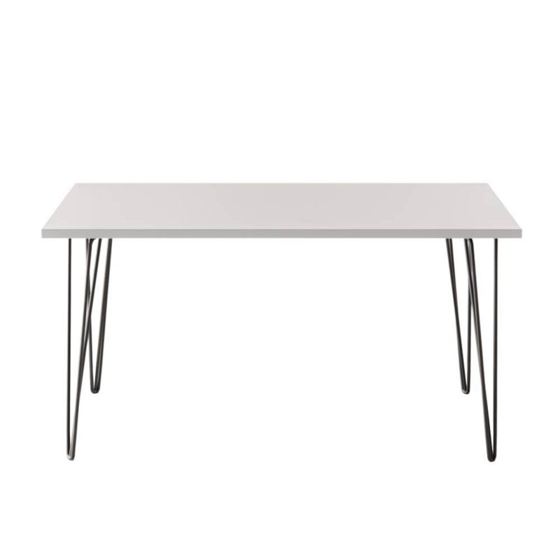 Biurko KOLM prostokątny 138 x 68 cm VOSS Szary 1szt.