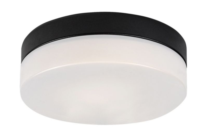 Plafon sufitowy nowoczesny Rabalux Gaelo czarno-biały LED 18W 4000K 1370lm łazienkowy IP44 wym: 8 x 28 x 28 cm metal - 1 szt.