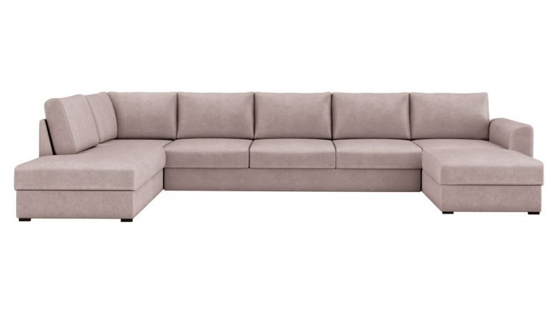 Narożnik z funkcją spania MIRJAN 24 Wilma Large Premium lewy brudny róż 1 szt.