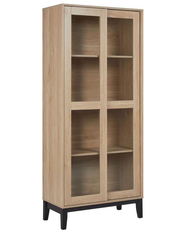 Witryna Rumson 80 cm Jasnobrązowy 1 szt.