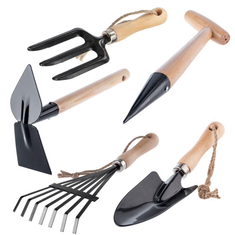 Zestaw Narzędzi Ogrodowych KADAX 5W1 Łopatka Grabki Motyczka Pazurki Pikownik 1szt.