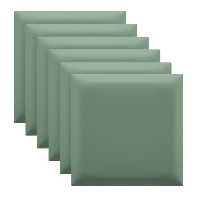 Panel ścienny tapicerowany Marbet Design SOFTLINE 30x30 cm RIVIERA34 miętowy 6 szt.