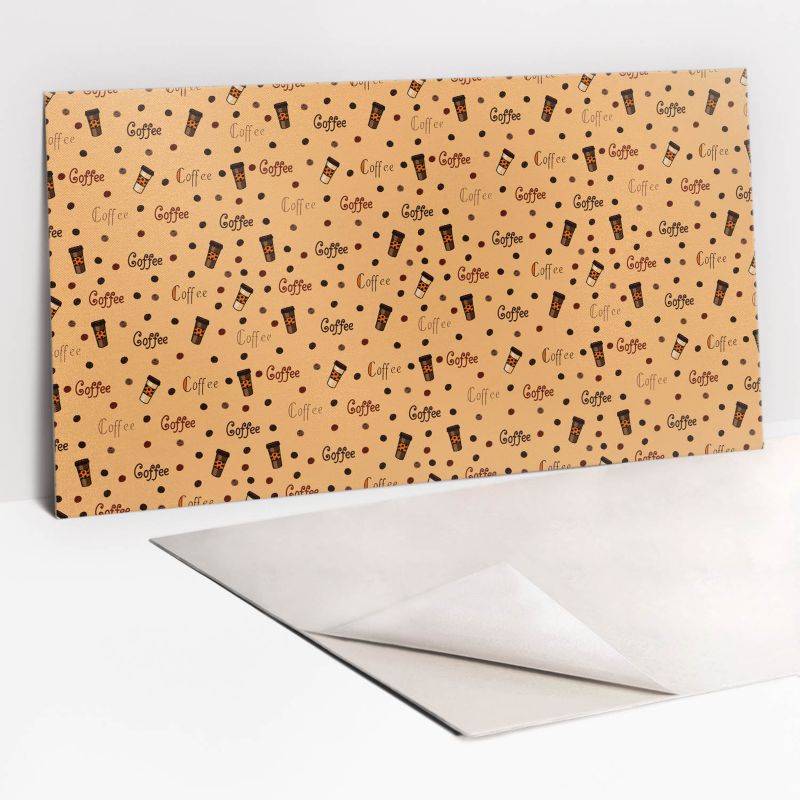 Panel samoprzylepny Tulup 100x50 cm Rysunkowa kawa 1 szt. II