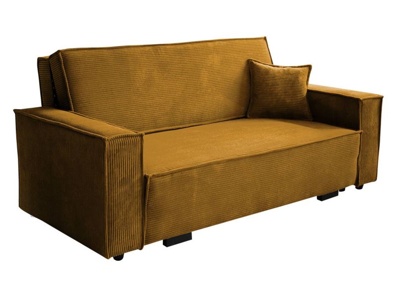 Kanapa rozkładana MIRJAN 24 Viva Star Sztruks IV musztardowy 1 szt.