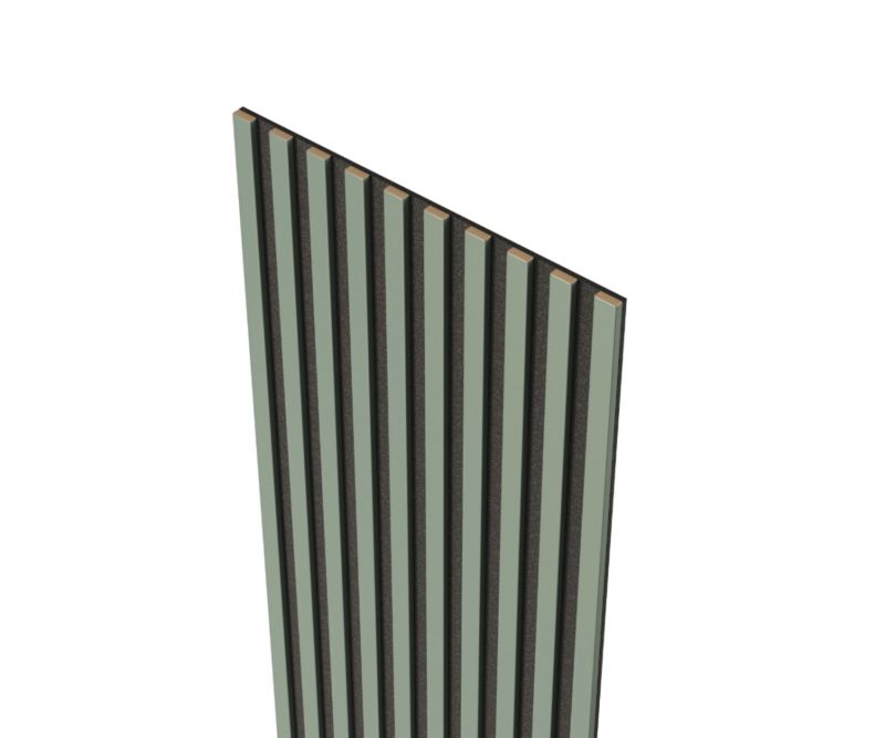 Lamele na czarnym filcu 26,5 x 275 cm Mebano PRO olive 8 szt.