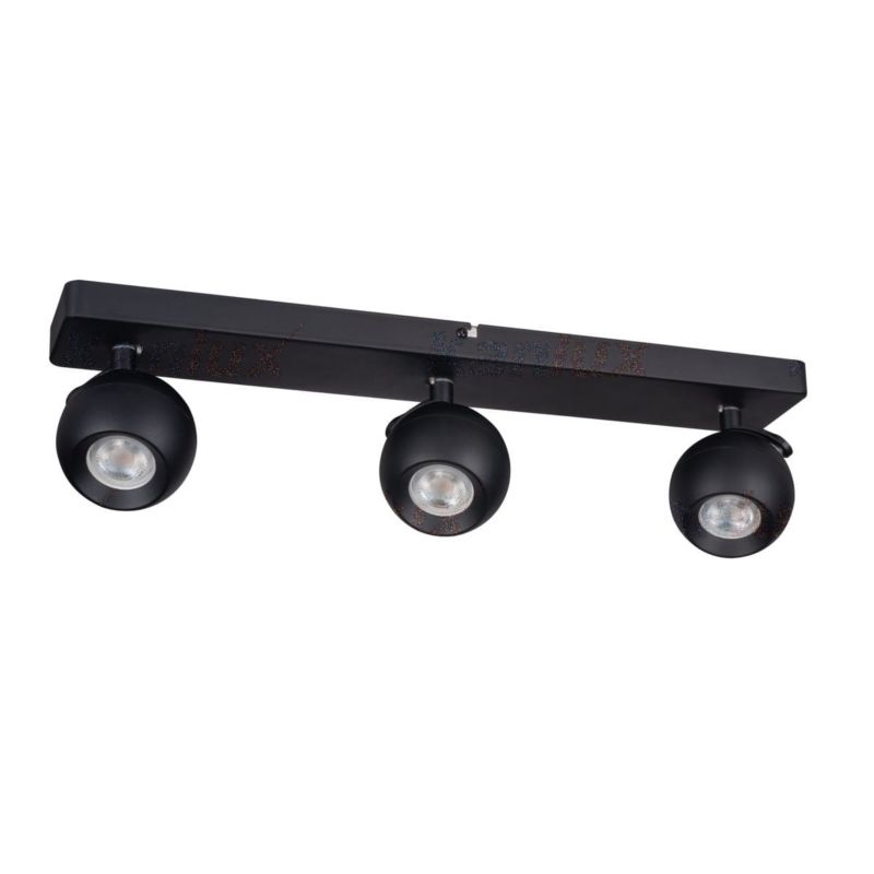 Lampa sufitowa Kanlux Galoba czarna 3 x GU10 x 35W wym: 9 x 53 cm - 1 szt.