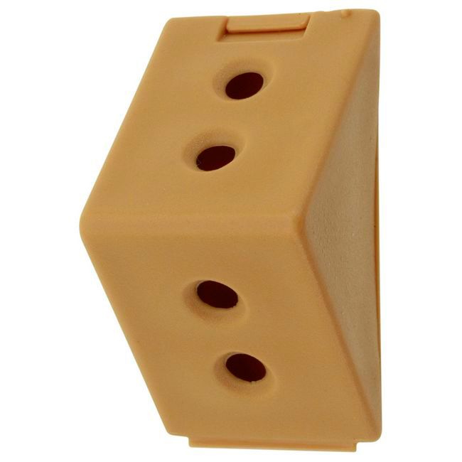 Złącze meblowe Diall podwójne jasny buk 12 szt.