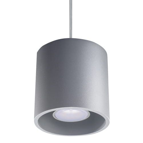 Lampa sufitowa wisząca Sollux Lighting Orbis 5078 szara szerokość 10 cm 1xGU10 x 40W 1 szt.