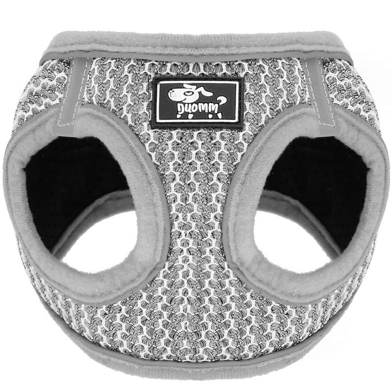 Zestaw szelki bezuciskowe, smycz 150 cm Springos dla psa, kota L 14-20 kg szare 1 kpl.