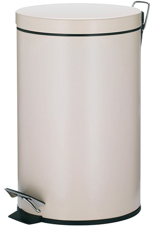 Kosz na śmieci Kela Malta beżowy metalowy z pedałem 12l 1 szt.