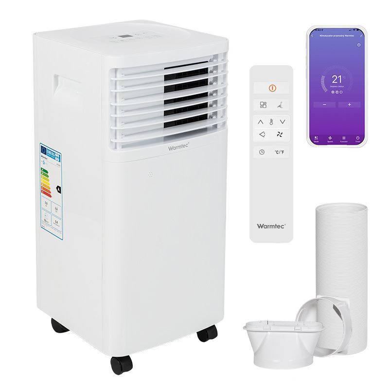 Klimatyzator przenośny Warmtec 2,6kW 30m2 osuszacz wydajny 3w1 WiFi Sotra KP26W 1 szt.