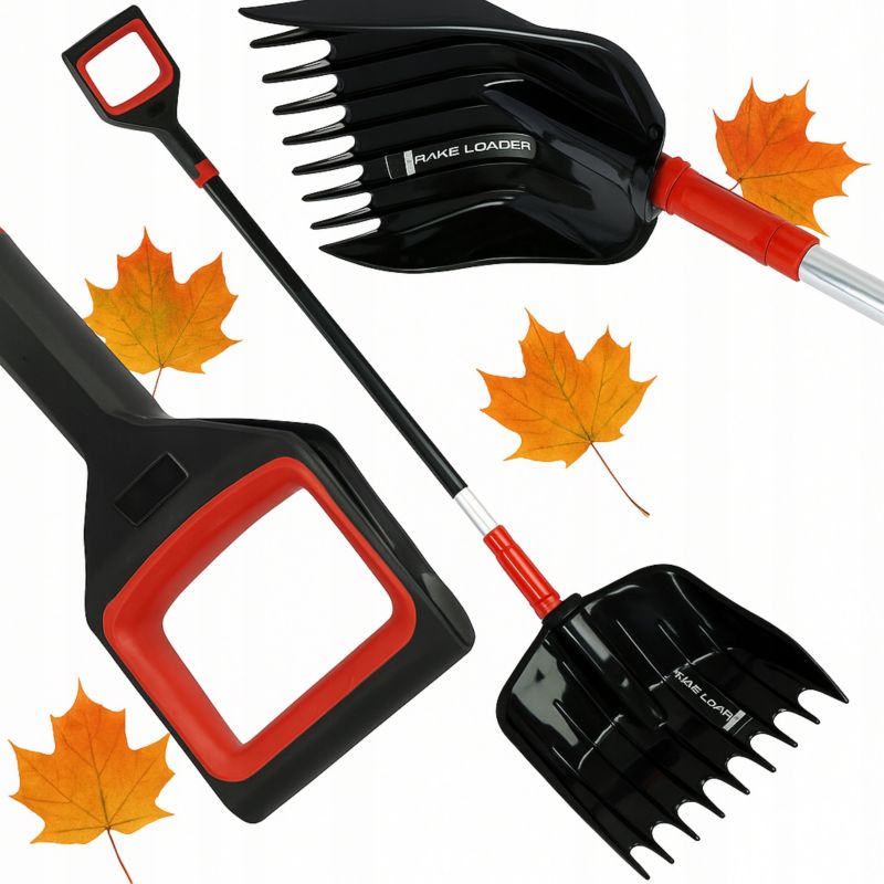 Grabie FEINZ Z Łopatą 2 w 1 Trzon Do Liści Trawy Siana 38 X 146 Cm Składane 1 szt.