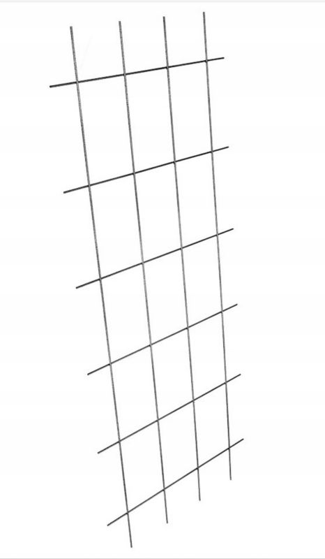 Pergola KADAX Ogrodowa metalowa Podpora Do Roślin Róż Kwiatów Kratka 60x150cm 1 szt.