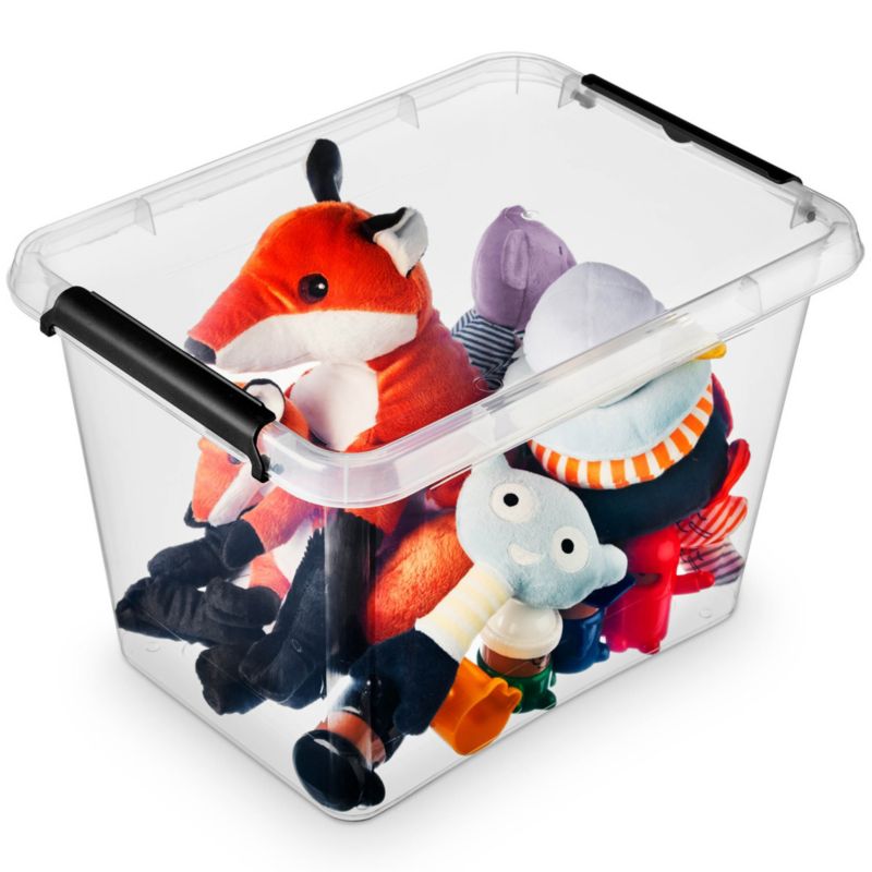 Pojemnik Plastikowy ORPLAST z pokrywą, transparentny 19 L 1 szt.