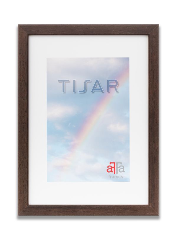 Ramka drewniana Tisar 13x18 cm Brązowa 1szt.