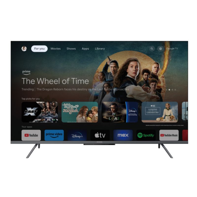 Telewizor 55" AIWA 4K LED 60Hz DolbyAudio GoogleTV Czarny 1szt.
