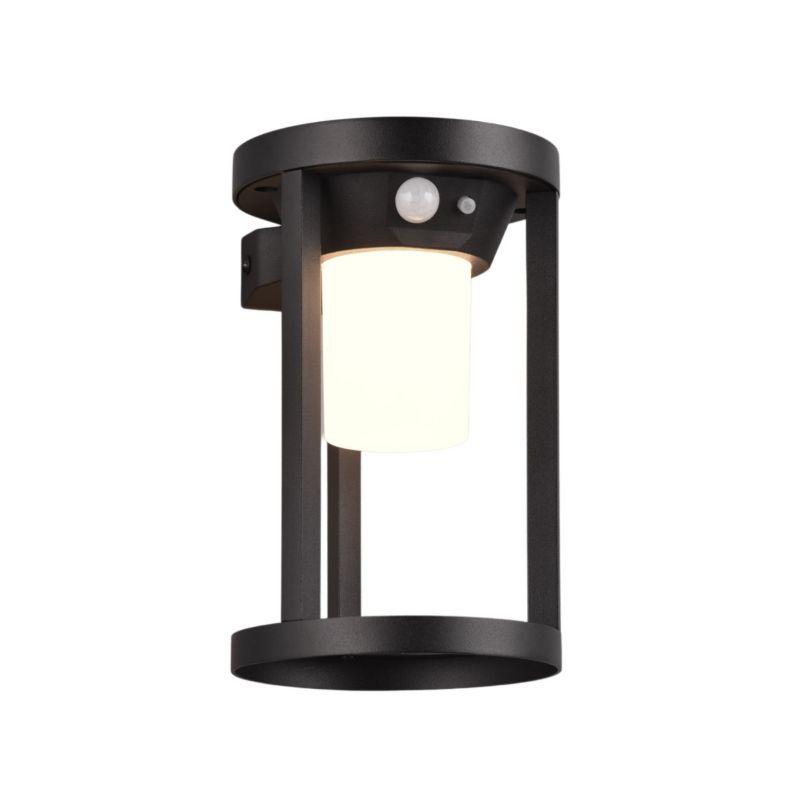 Kinkiet ścienny zewnętrzny Trio Carmo czarny LED 2W 3000K 130lm IP54 wym: 20,5 x 12,5 x 12,5 cm aluminium - 1 szt.