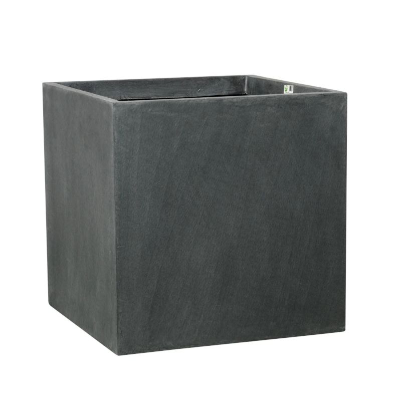 Doniczka Lechuza Z Włókna Szklanego Na Taras Do Domu D92D grafitowy beton 1 szt