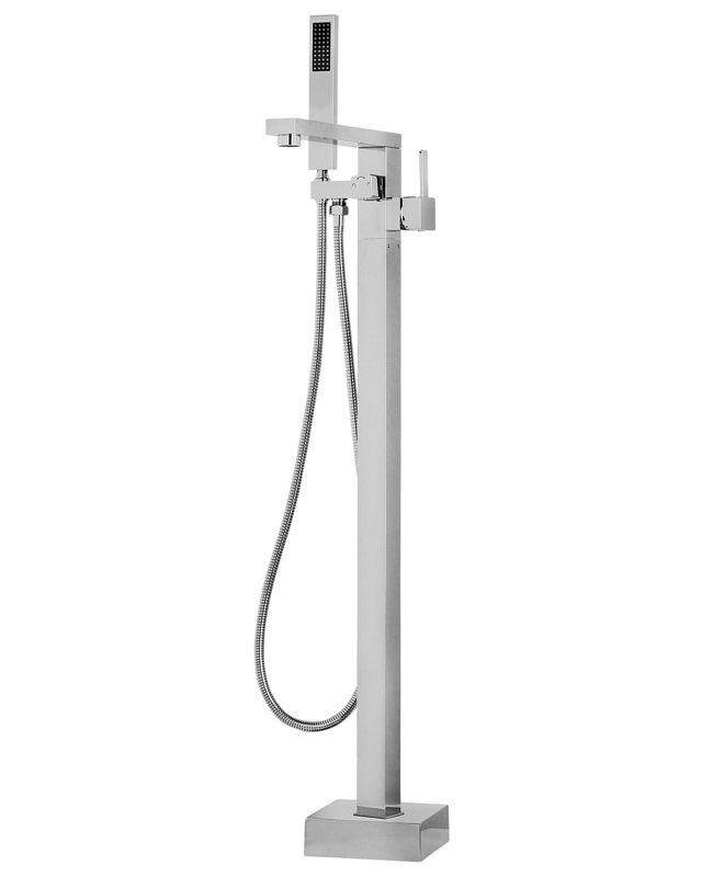 Bateria wannowa wolnostojąca Della Srebrny 1 szt.