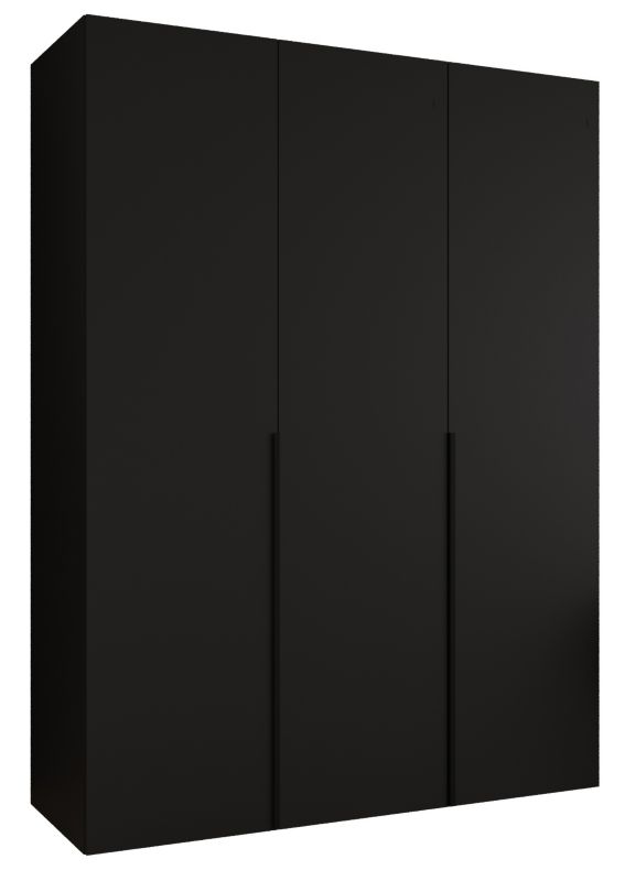 Szafa uchylna otwierana ALICANTE 1 150 wys 202 cm Czarny + Czarny 1 szt