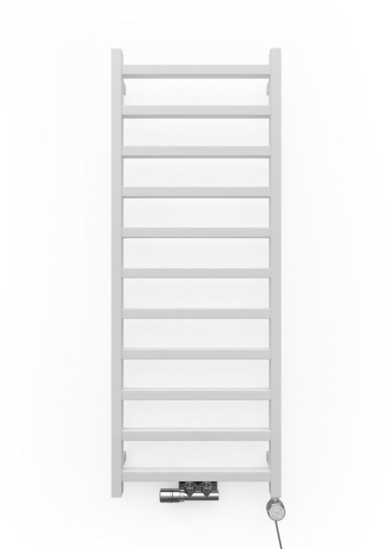 Grzejnik łazienkowy LaVita Lungo 96x50cm 364W biały dekoracyjny dolne podłączenie 1 szt.