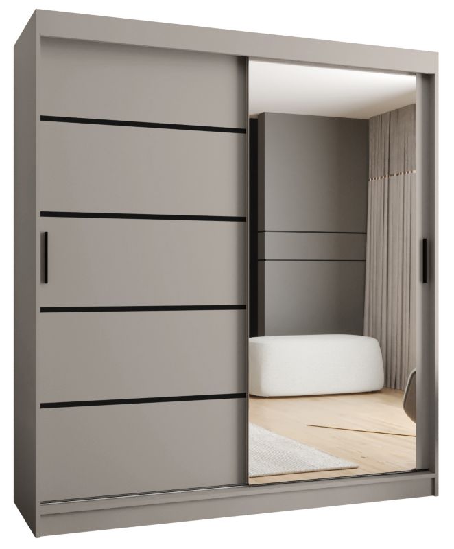 Szafa przesuwna Abiks RUBINO V2 180 kaszmir 1szt.