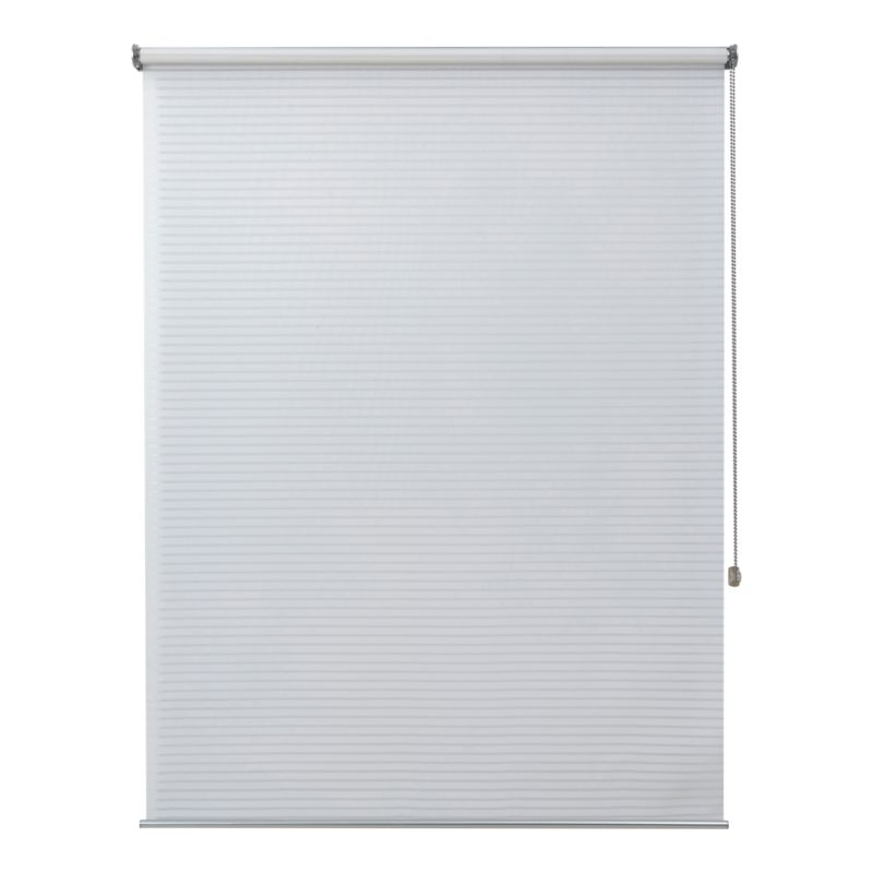 Roleta GoodHome Asthall paski 117,3 x 160 cm biała