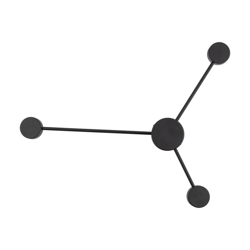 Kinkiet TK-Lighting Avia czarny dyskretne światło na ścianę 3x GX53 - 1 szt.