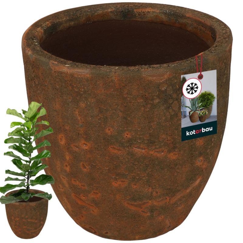 Doniczka ceramiczna KOTARBAU mrozoodporna 30 cm 1 szt.