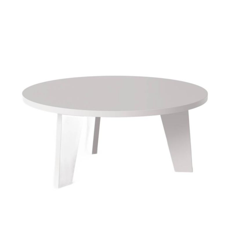 Stolik kawowy KOLM okrągły fi 90 cm ELLA Szary 1szt.