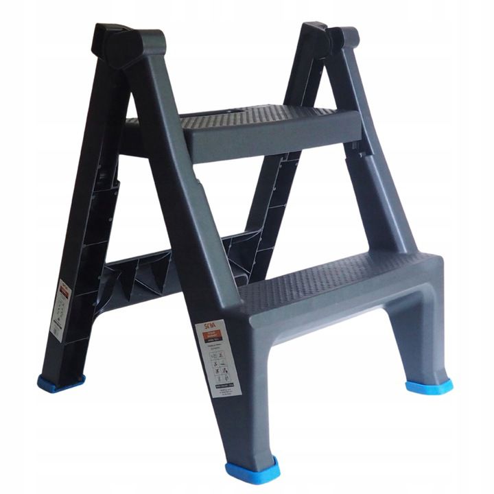 Stołek taboret schodki składane plastikowe 2 stopnie SKIVA - 1szt