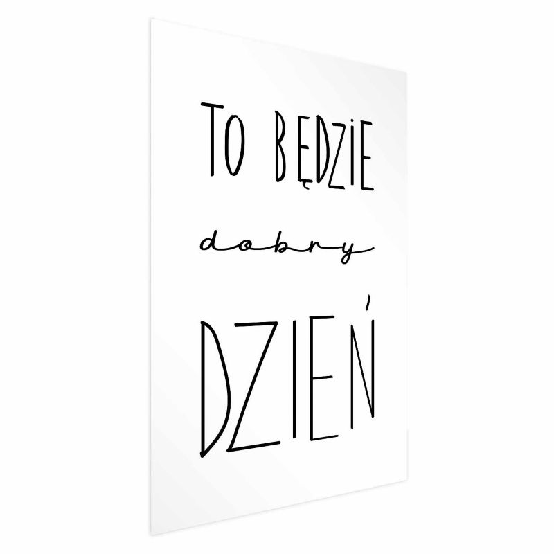 Plakat Artgeist Dobry dzień 60x90 cm bez ramy 1 szt