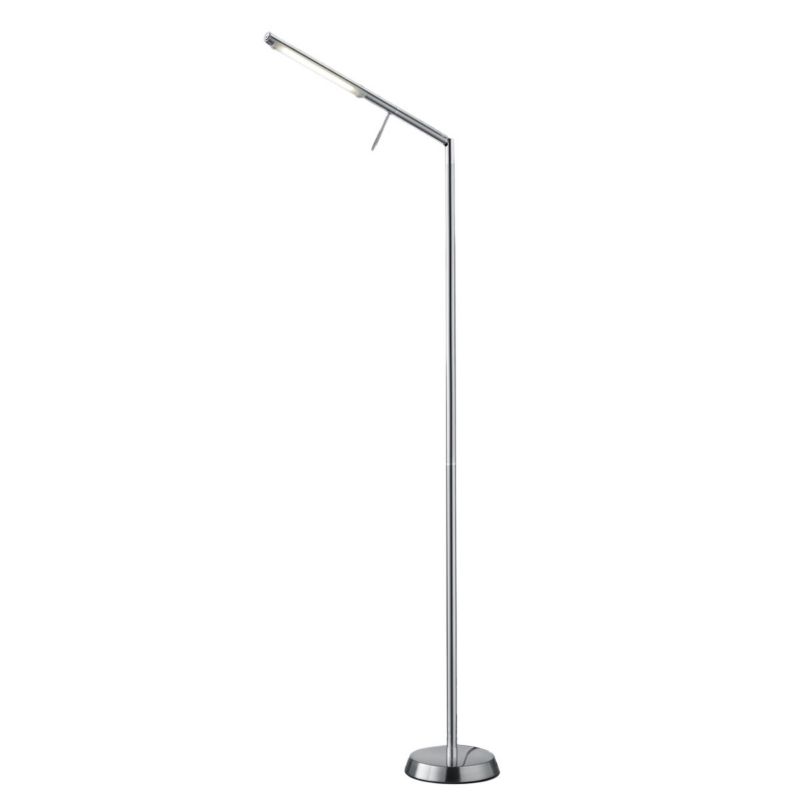 Lampa podłogowa stojąca Trio Filigran srebrno-biała LED 6W 3000K 560lm wym: 162 x 18 x 18 cm - 1 szt.