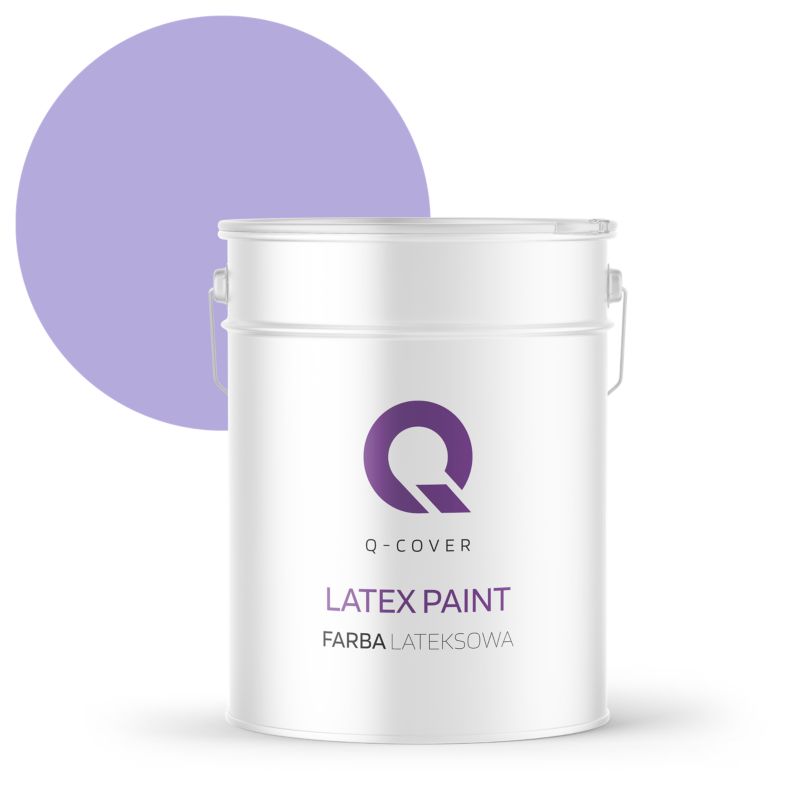 Farba Lateksowa Do Ścian i Sufitów Q-Cover Wrzosowy H2743 Głęboki Mat 10L