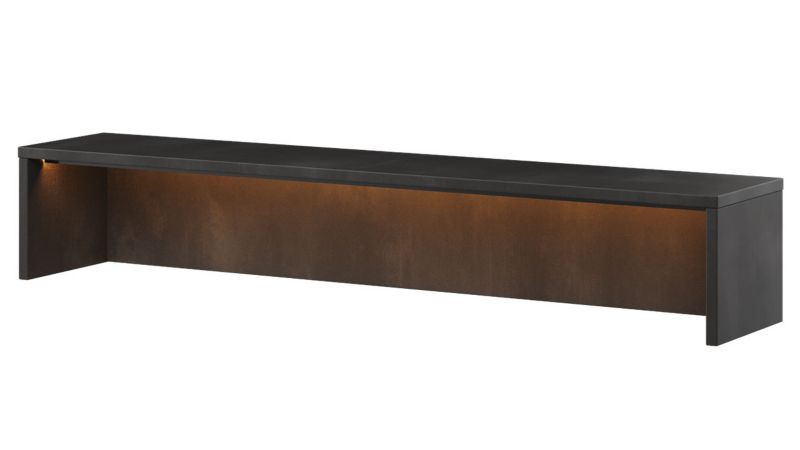 Nadstawka biurka z oświetleniem MIRJAN 24 Teen Flex TF-07 raw steel 1 szt.