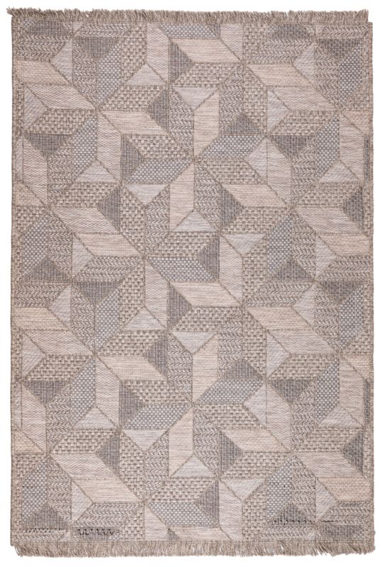 Dywan Multidecor Oria Outdoor na zewnątrz i do wewnątrz 200 x 280 cm geometria szaro-beżowy 1 szt.